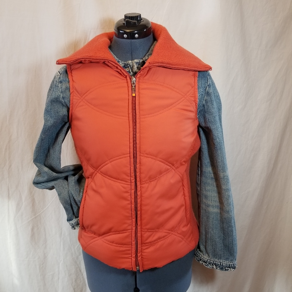 Orange Lucy Puffy Vest